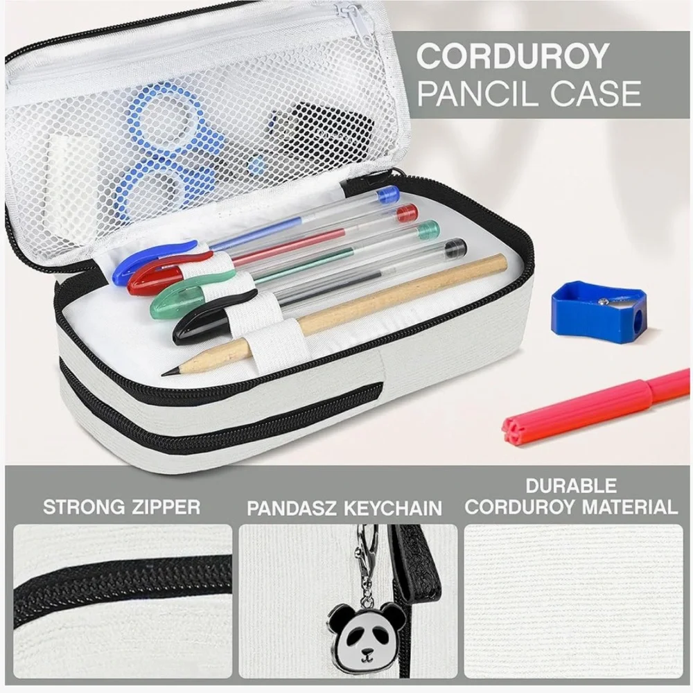 Pandasz Corduroy Pencil Case